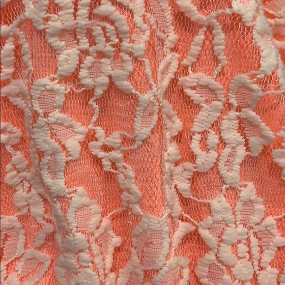 Charlotte Russe coral strapless dress, S - Picture 4 of 4